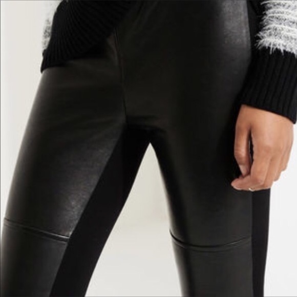 Genuine Leather front leggings - Picture 2 of 6
